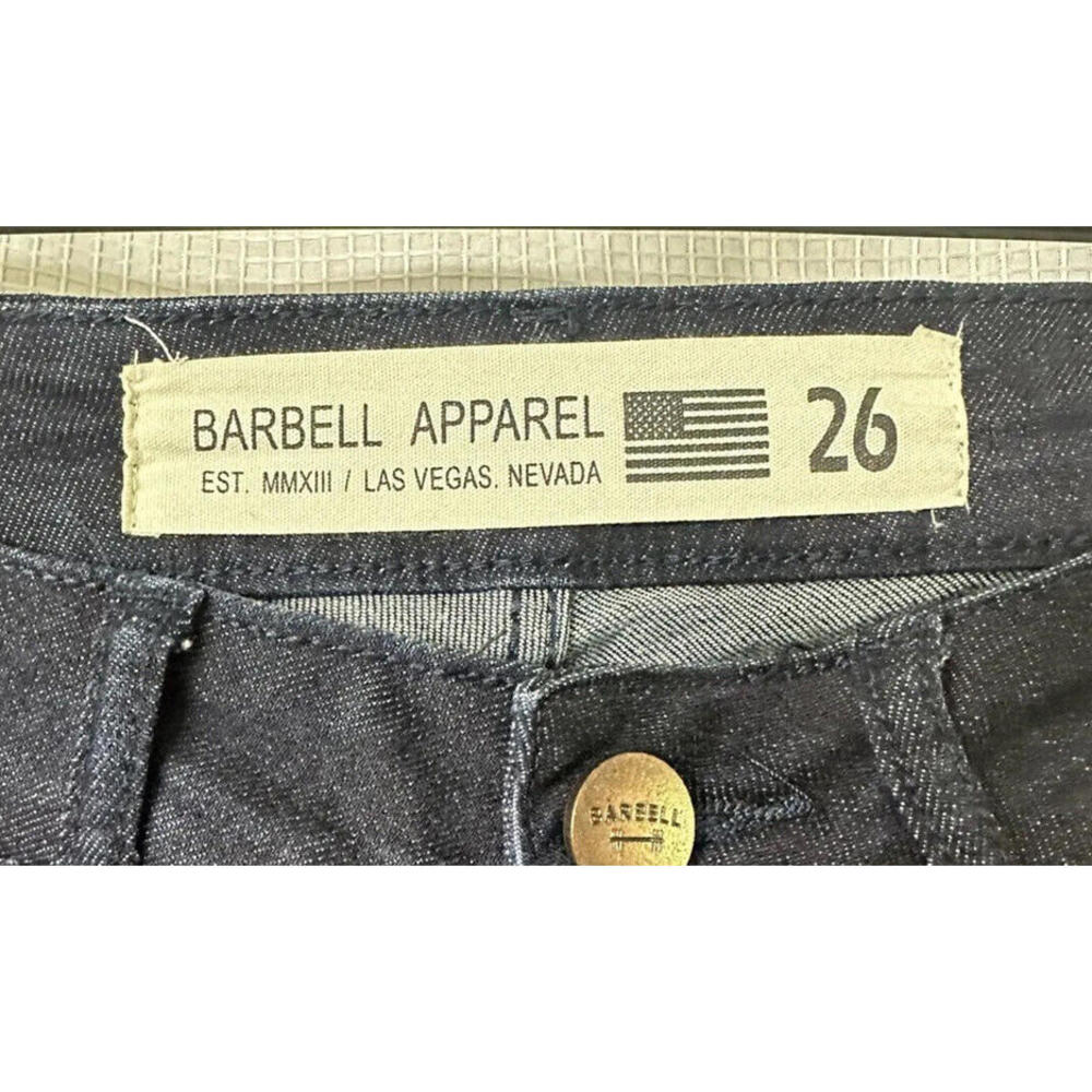 NWOT Barbell Apparel Womens Dark Wash Stretch Skinny Jeans Denim Size 26x31 - Picture 4 of 8